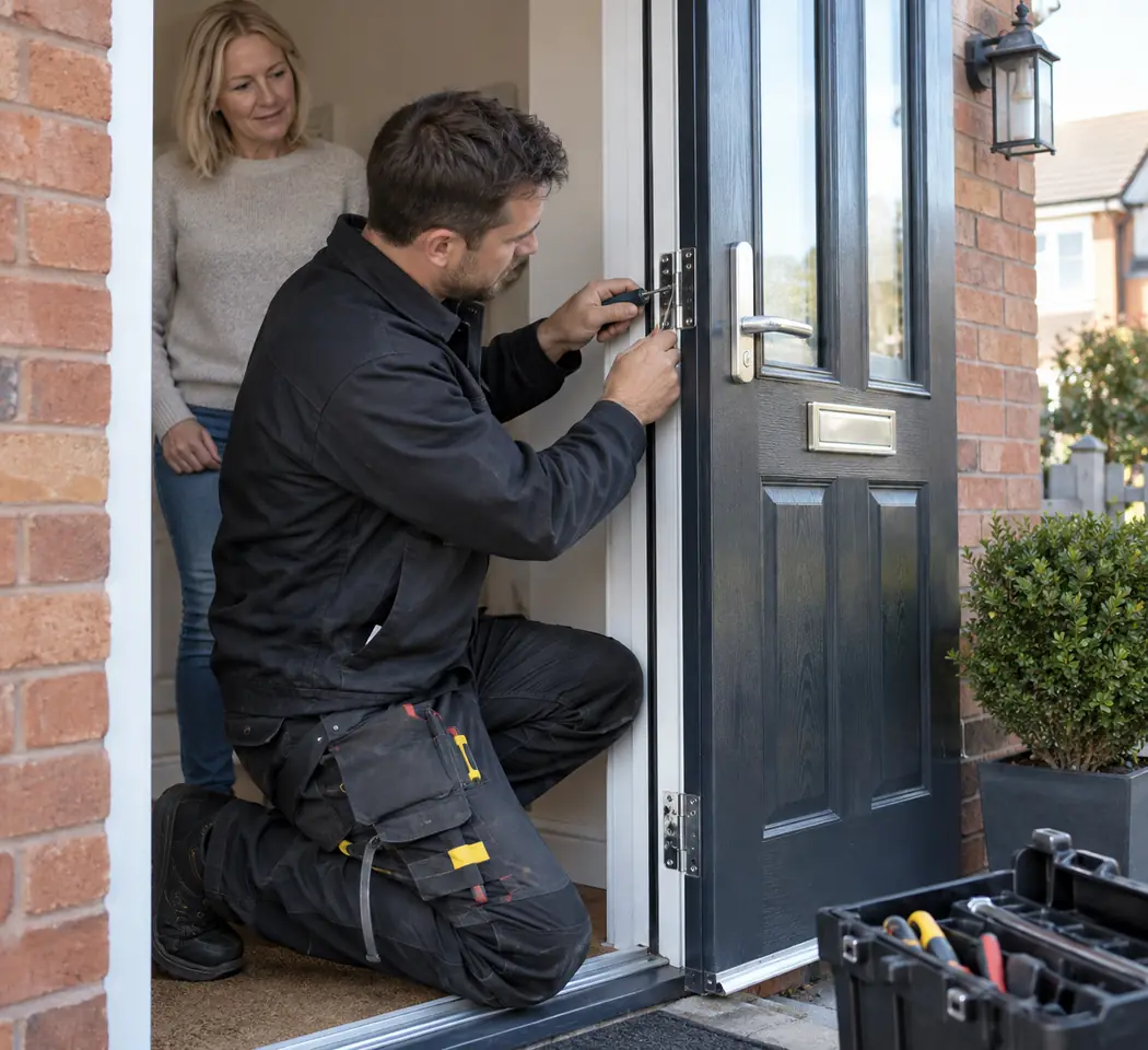Door Handle Repair service by a professional 24-hour locksmith